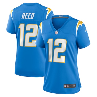 womens nike joe reed powder blue los angeles chargers player